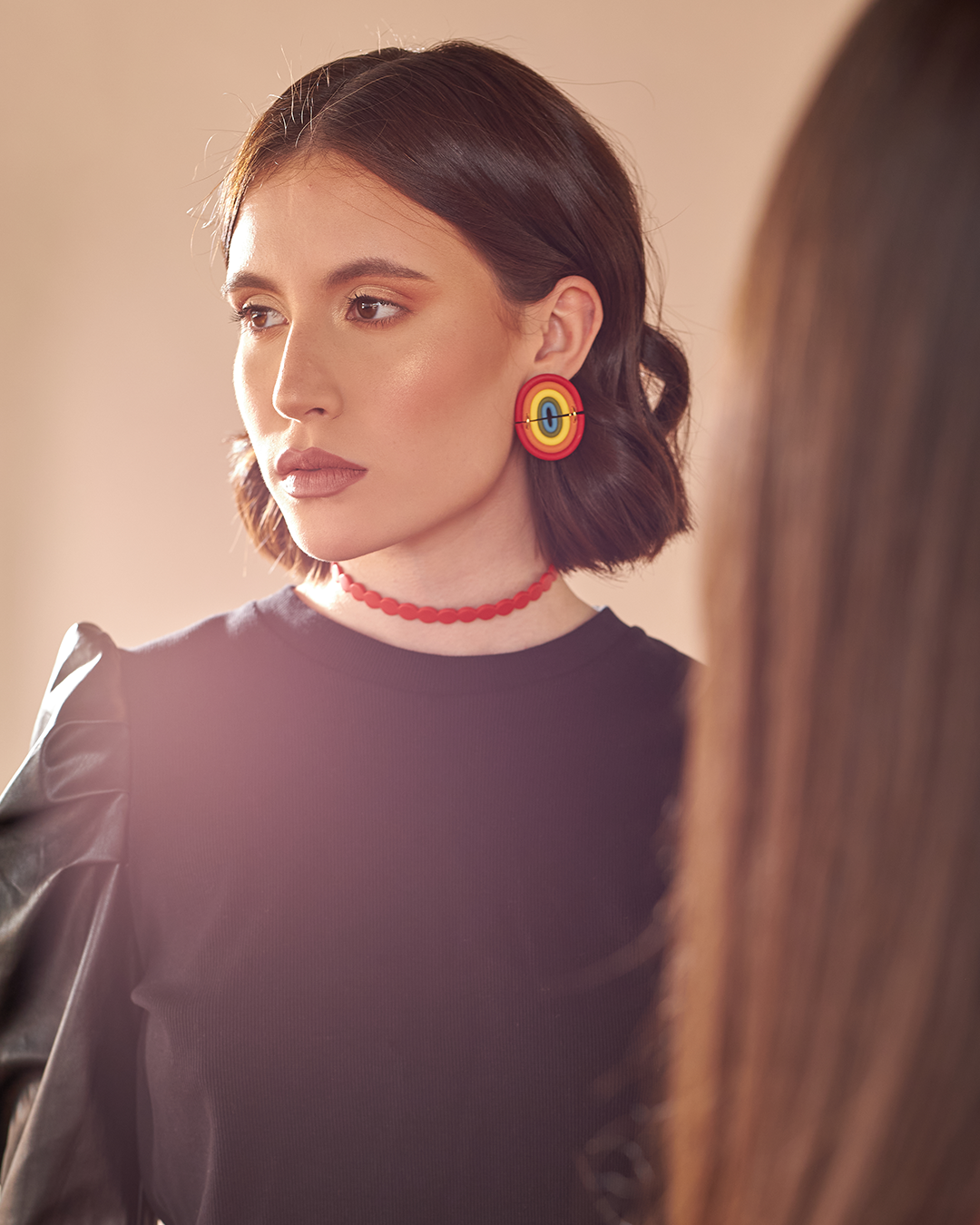 Rainbow Arc Earrings