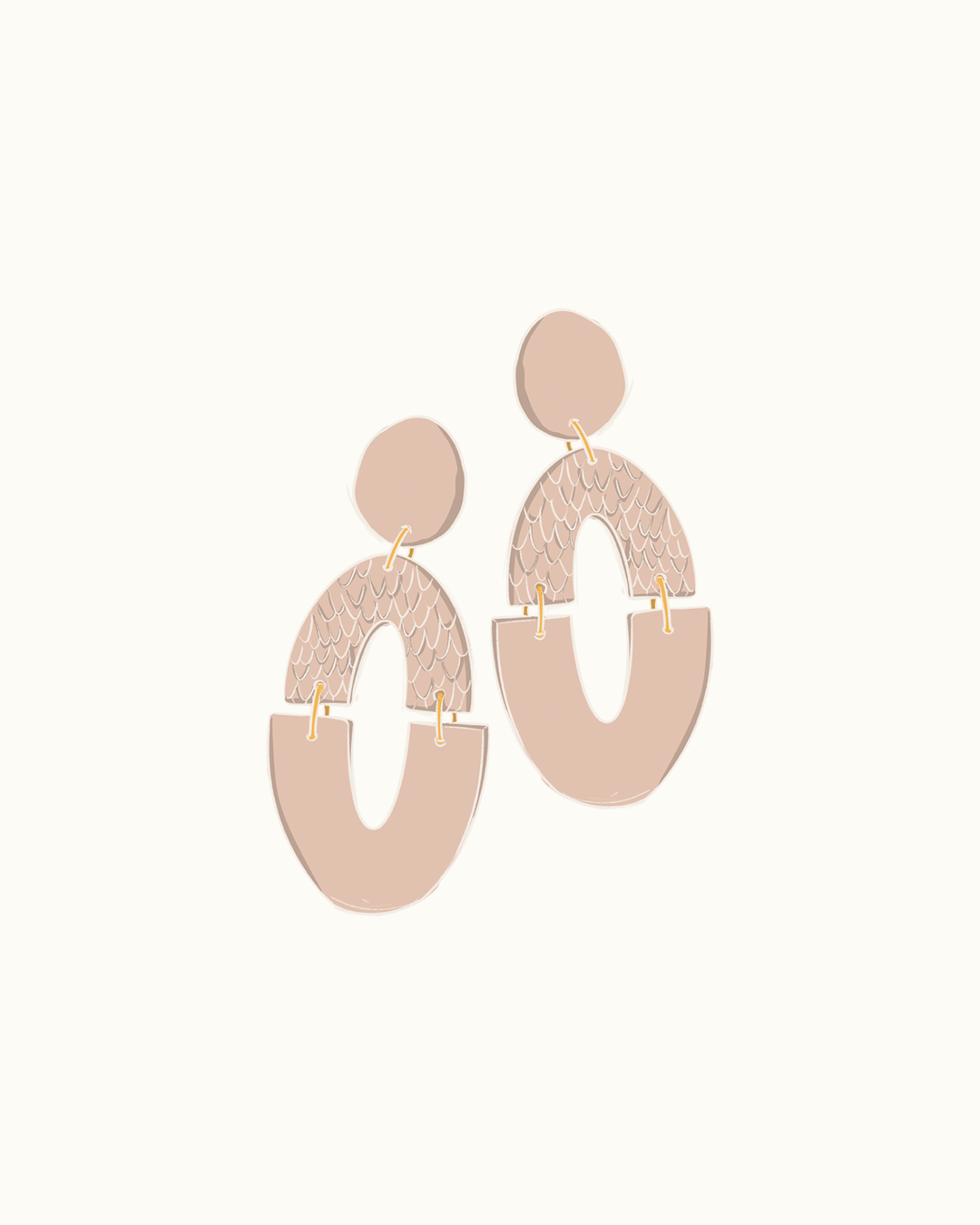 Textura Arc Earrings