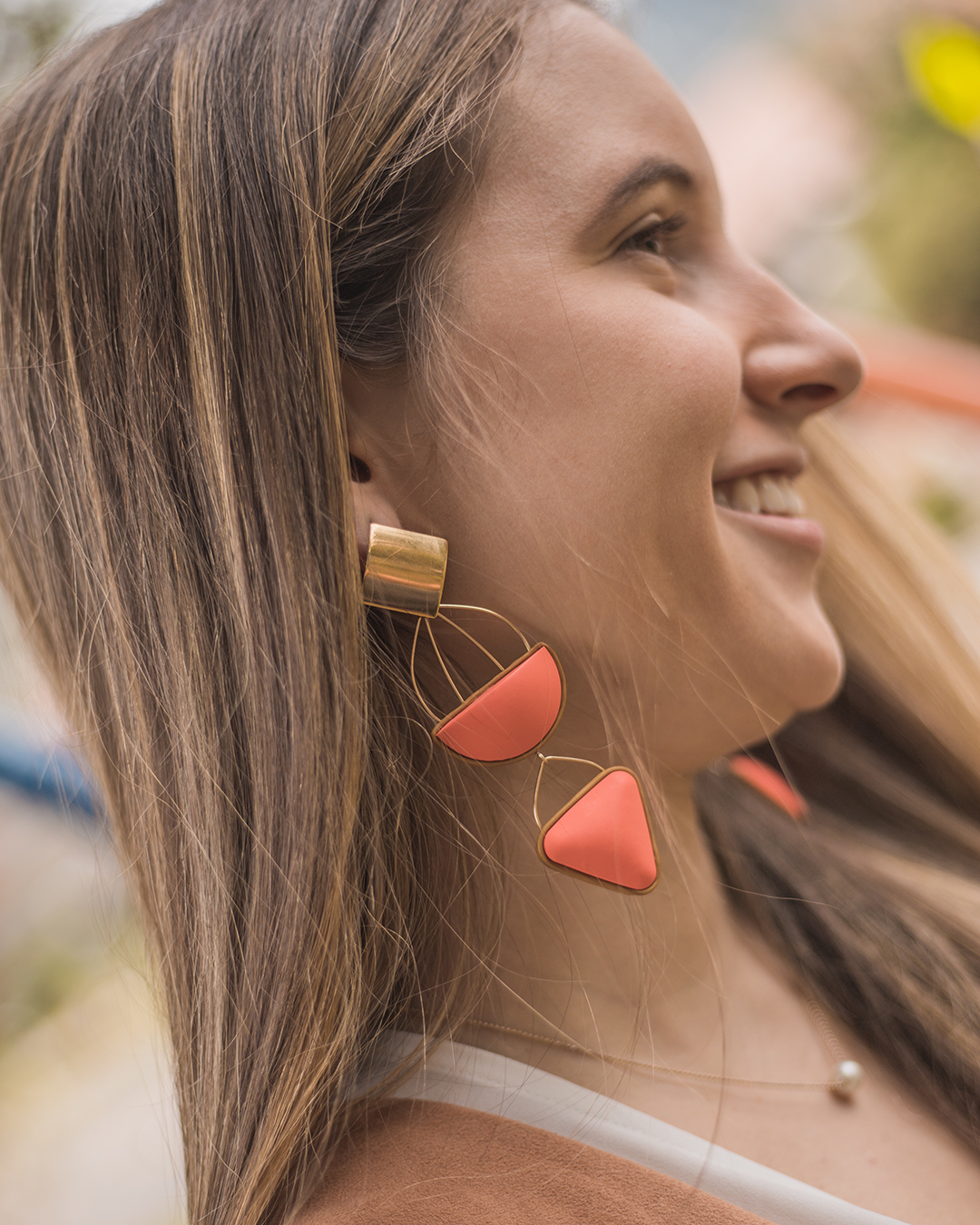 Geo Drop Earrings