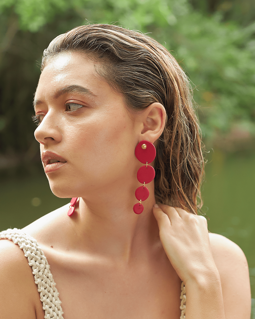 Caladio Earrings