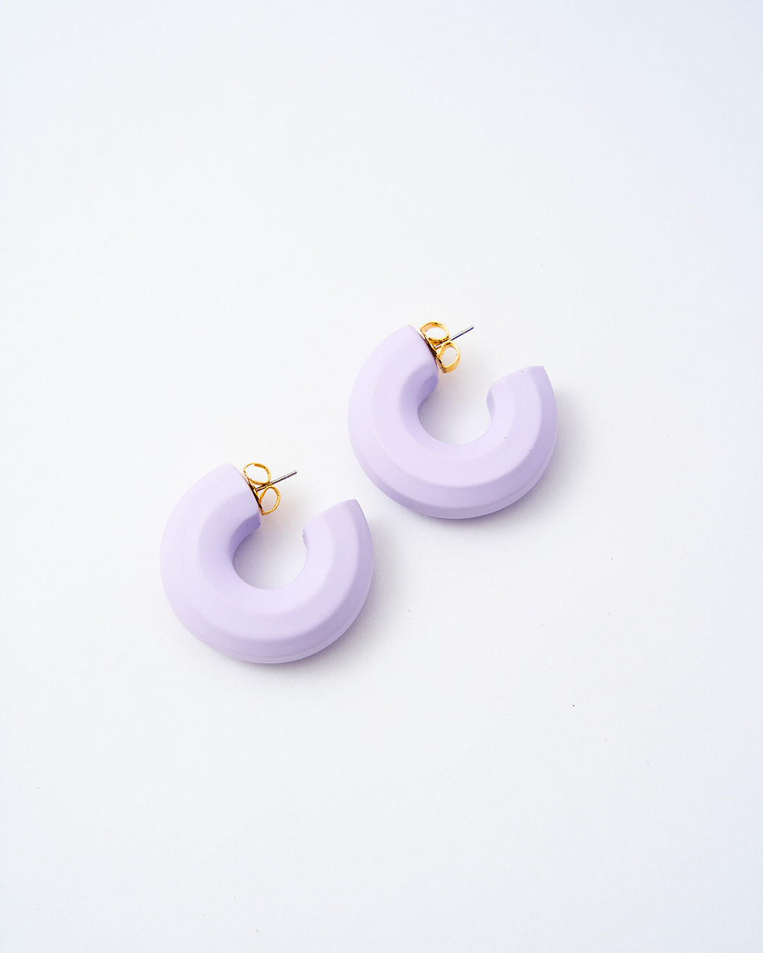 Chunky Geo Hoops