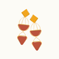 Geo Drop Earrings