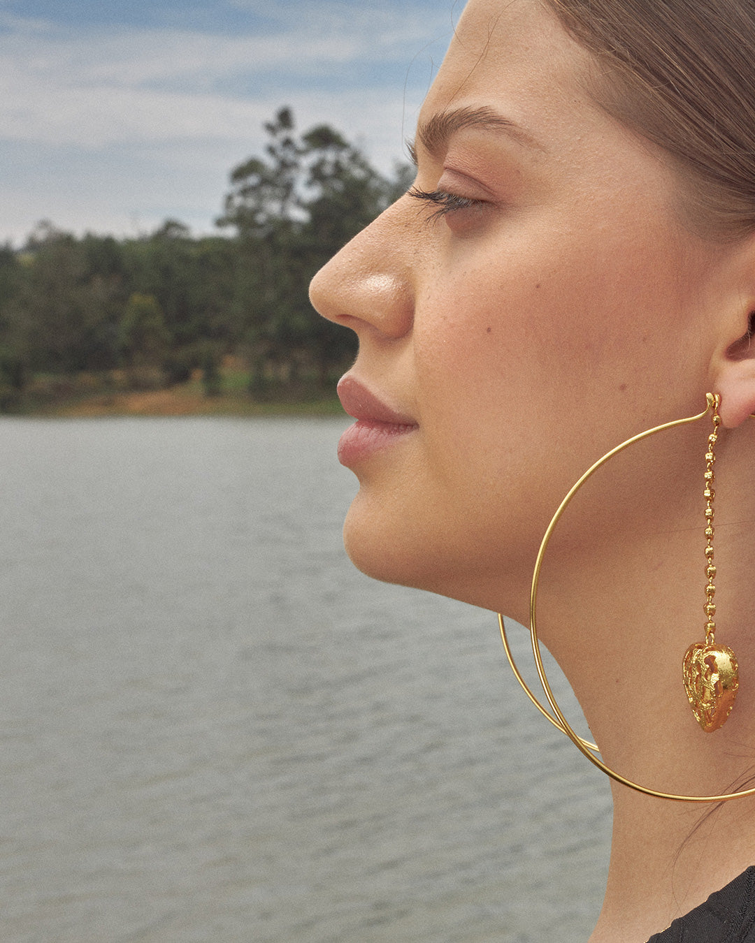 Maxi Loop Heartfall Hoops